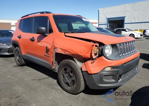 2015 Jeep Renegade Sport from USA, damaged, VIN ZACCJBAT1FPC42863
